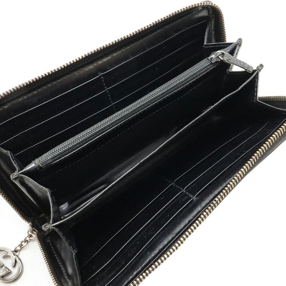 Gucci GG Imprime PVC Zip Wallet Black - Picture 5 of 9